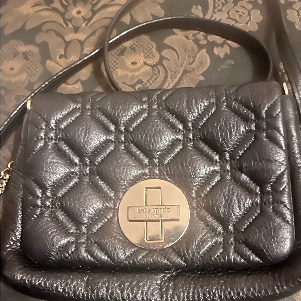 Kate Spade NY Quilted Leather Chain Strap Shoulder Handbag Purse